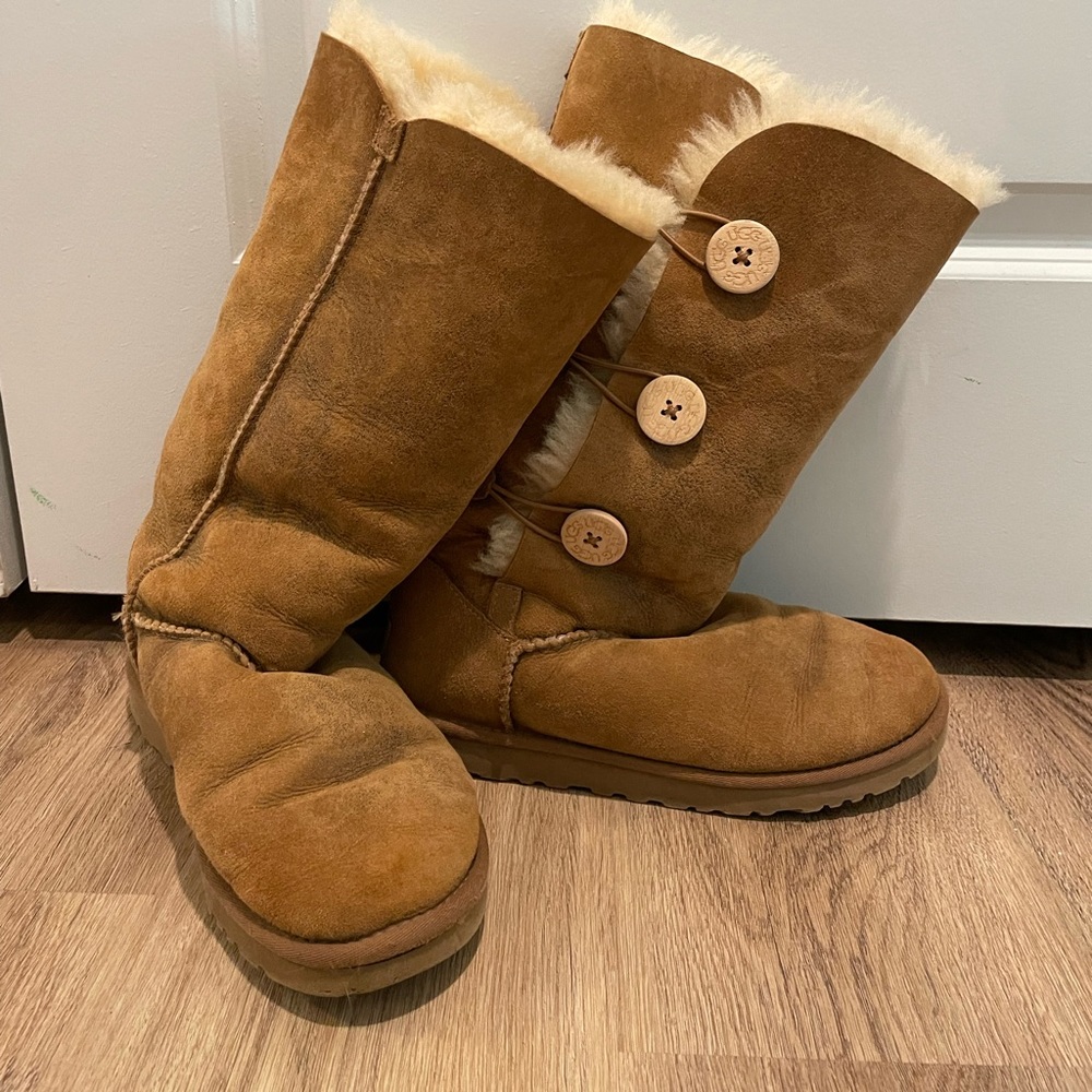 Brown Button Up Ugg Boots